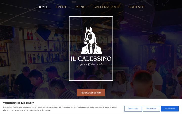 Screenshot of ilcalessinoristopub.com