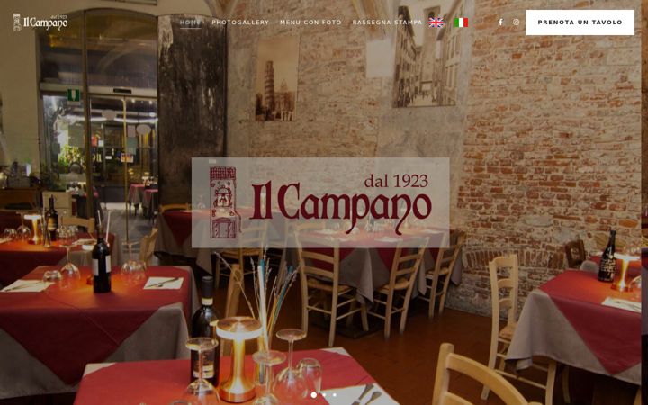 Screenshot of ilcampano.com