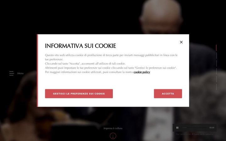 Screenshot of ilcantodellafabbrica.it