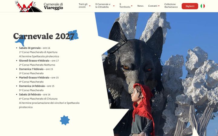 Screenshot of ilcarnevale.com