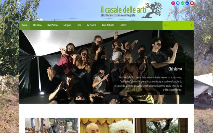 Screenshot of ilcasaledellearti.org