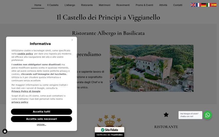 Screenshot of ilcastellodeiprincipi.com