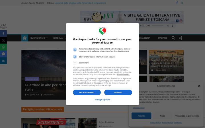 Screenshot of ilcentuplo.it