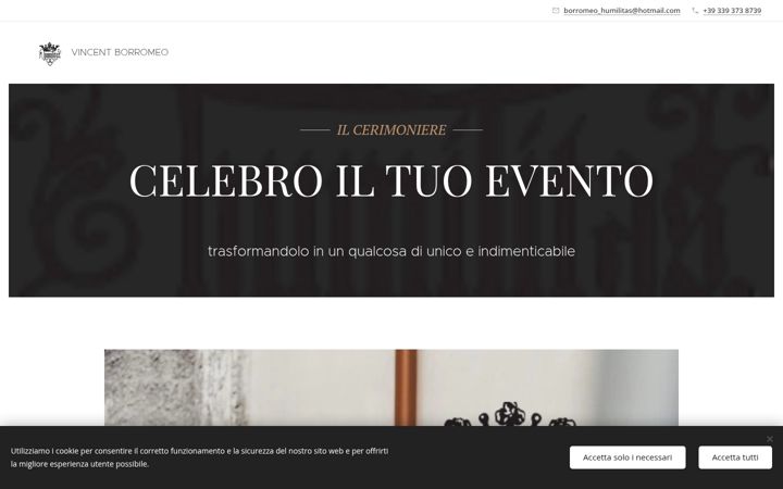 Screenshot of ilcerimoniere.it