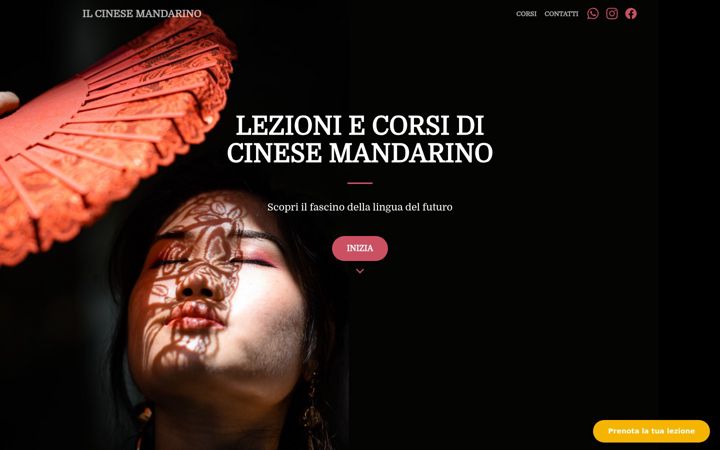 Screenshot of ilcinesemandarino.it