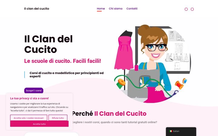 Screenshot of ilclandelcucito.it