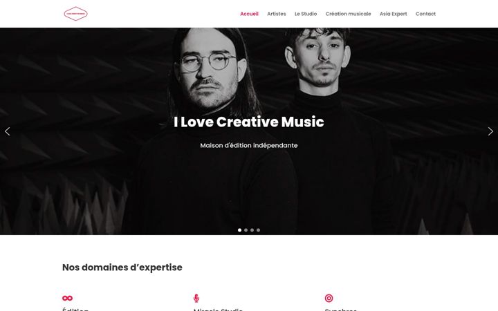 Screenshot of ilcm.fr