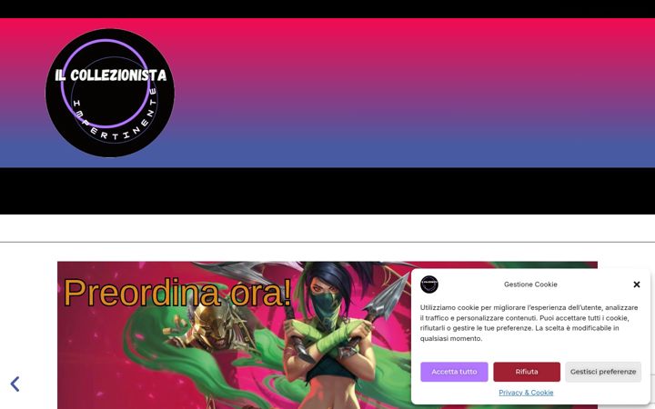 Screenshot of ilcollezionistaimpertinente.com