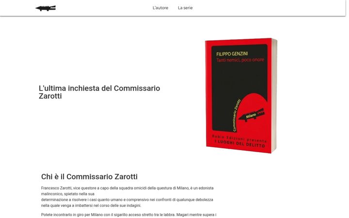 Screenshot of ilcommissariozarotti.com