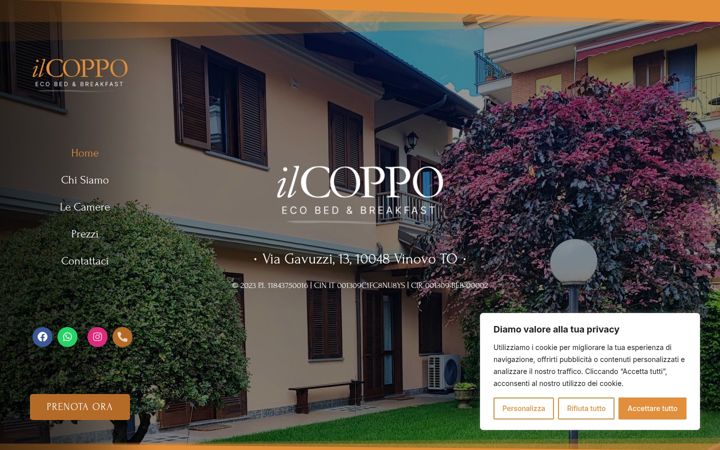 Screenshot of ilcoppovinovo.com