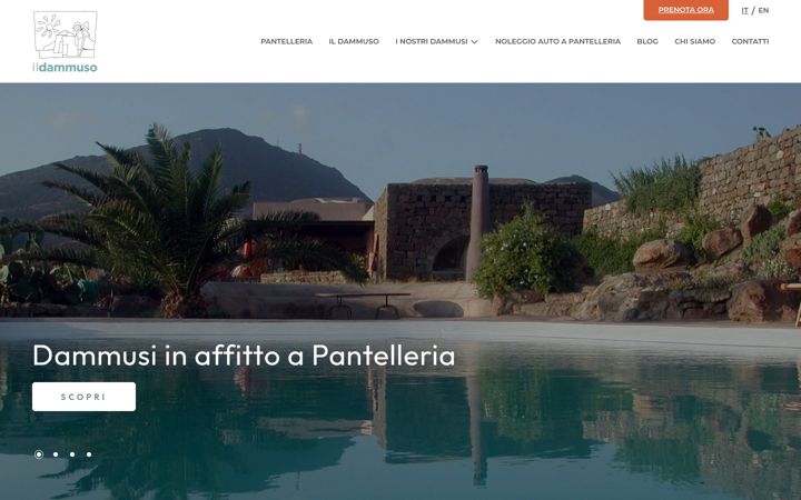 Screenshot of ildammuso.com