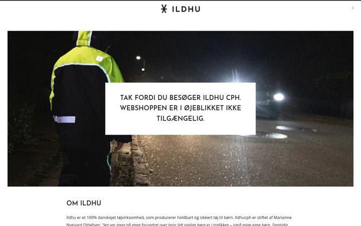 Screenshot of ildhucph.dk