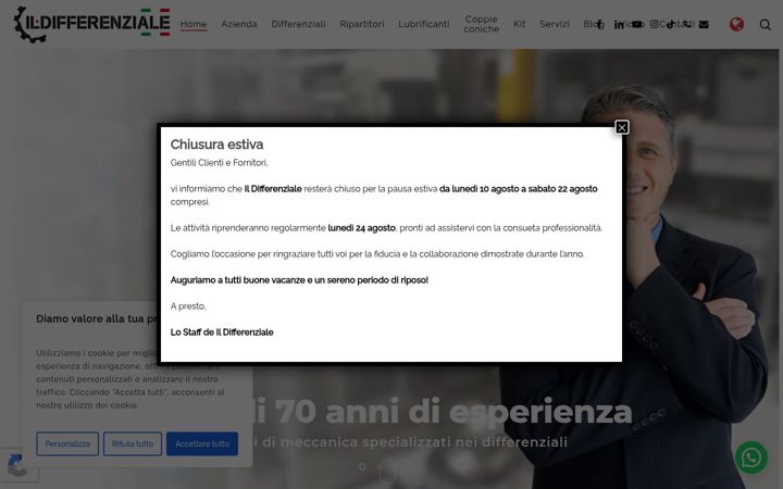 Screenshot of ildifferenziale.it