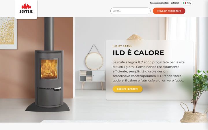 Screenshot of ildstoves.it