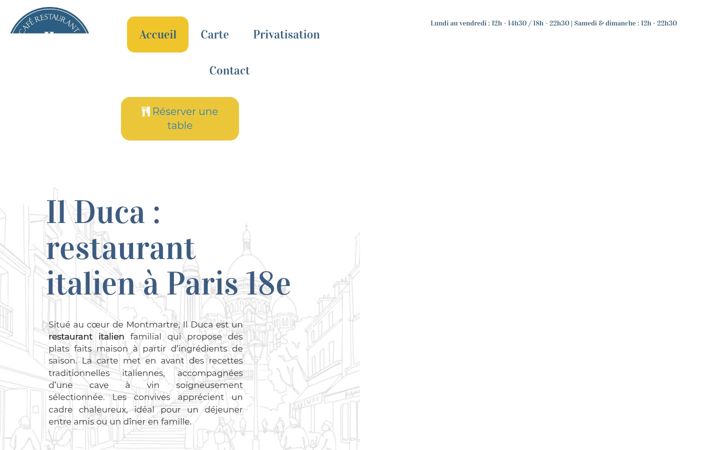 Screenshot of ilducamontmartre.fr