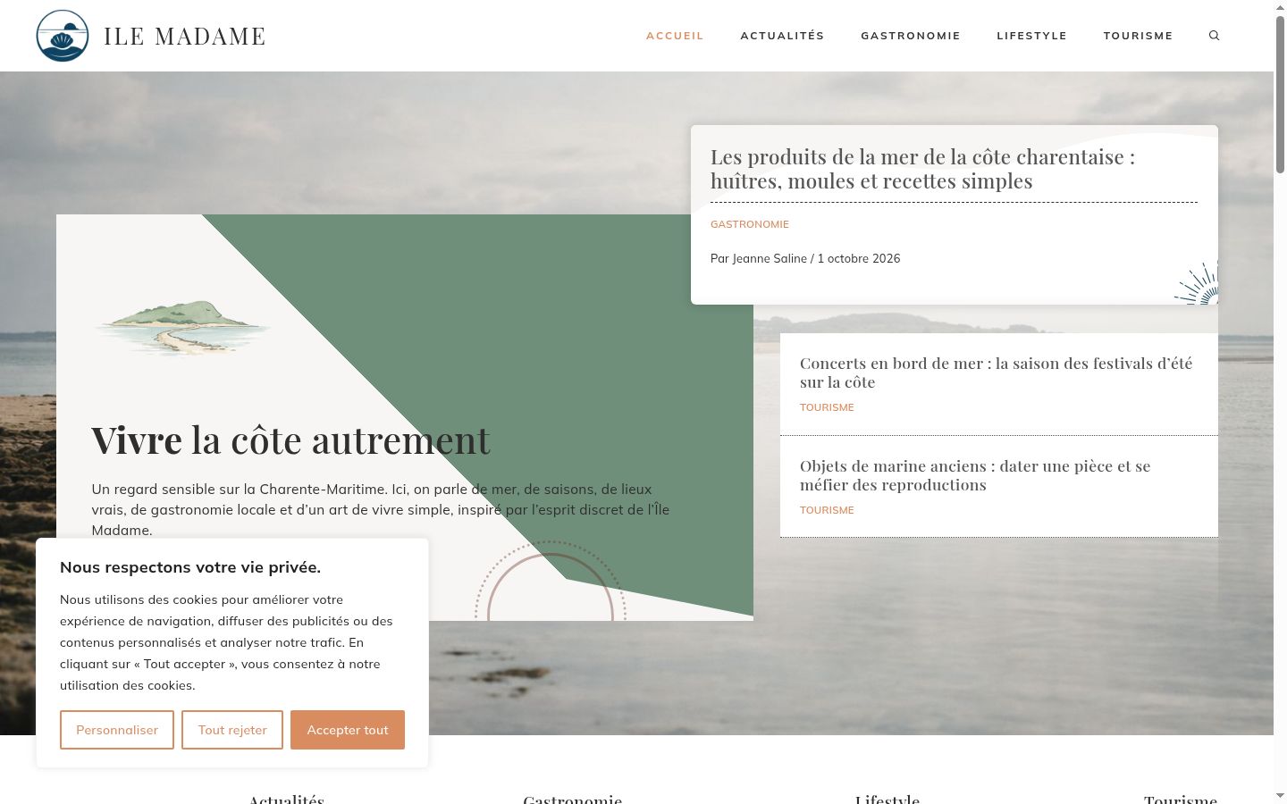 Screenshot tal-banner tal-kunsens muri qabel kwalunkwe interazzjoni