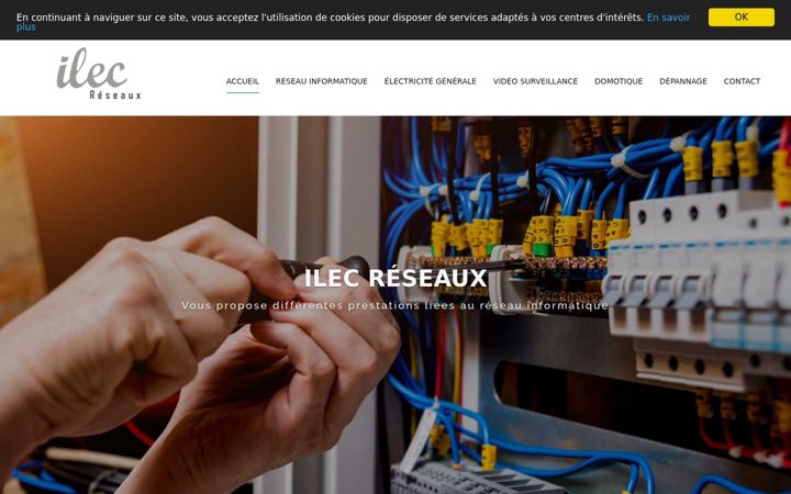 Screenshot of ilecreseaux.com
