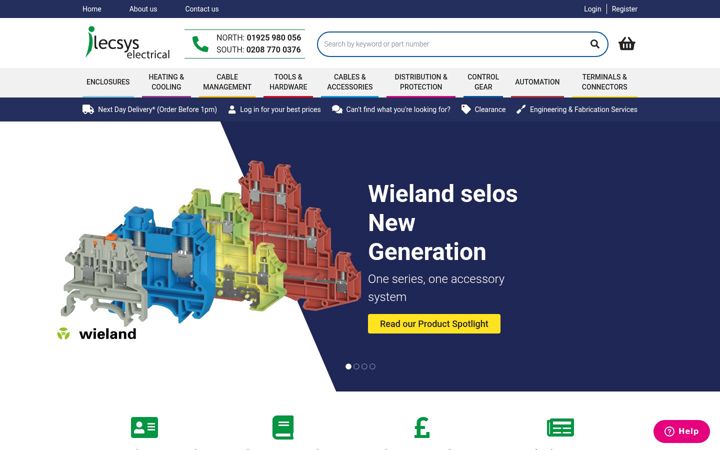 Screenshot of ilecsys.co.uk