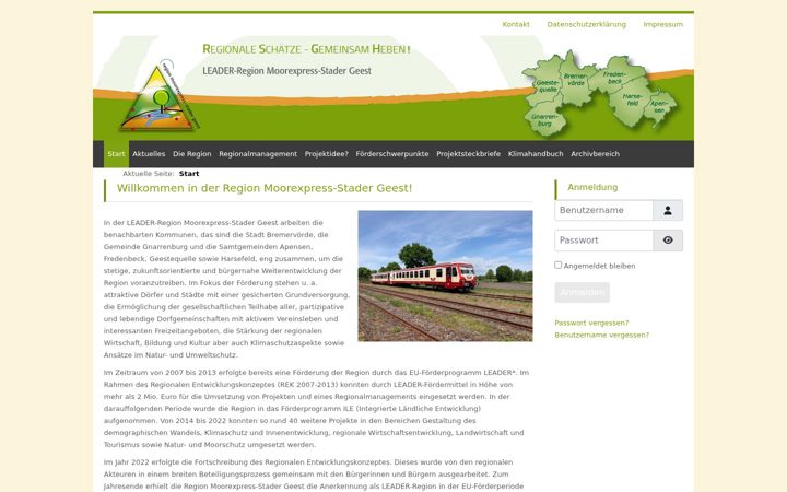 Screenshot of ilek-moorexpress-stader-geest.de