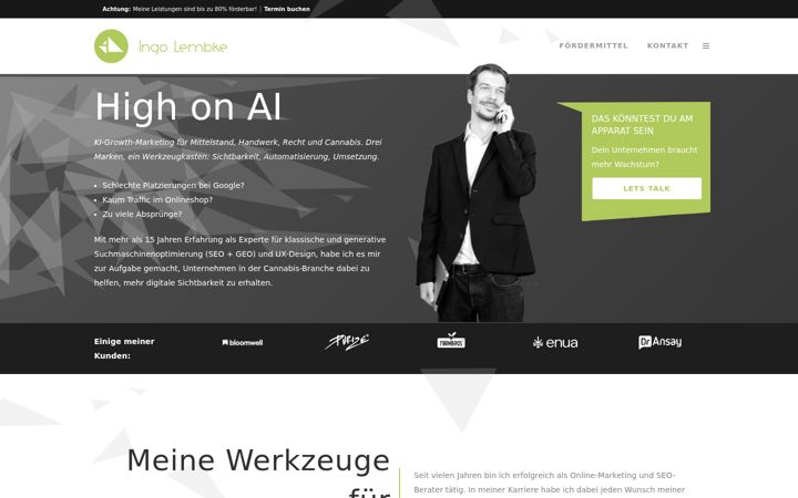 Screenshot of ilembke.net
