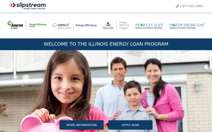 Screenshot of ilenergyloan.com