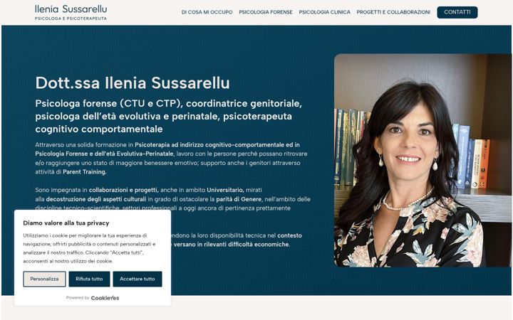 Screenshot of ileniasussarellu.it