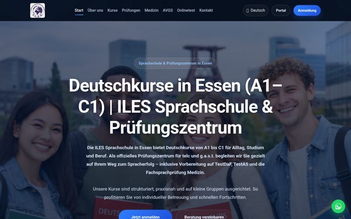 Screenshot of iles-international.com
