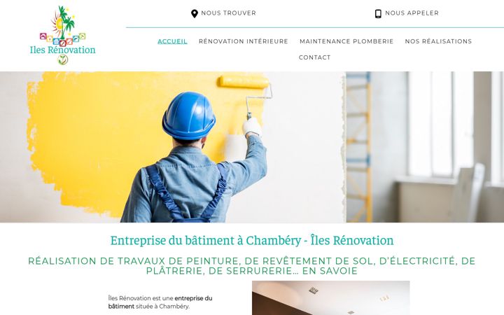 Screenshot of iles-renovation.fr