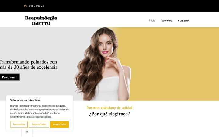Screenshot of iletto.es