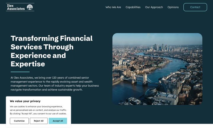 Screenshot of ilexassociates.co