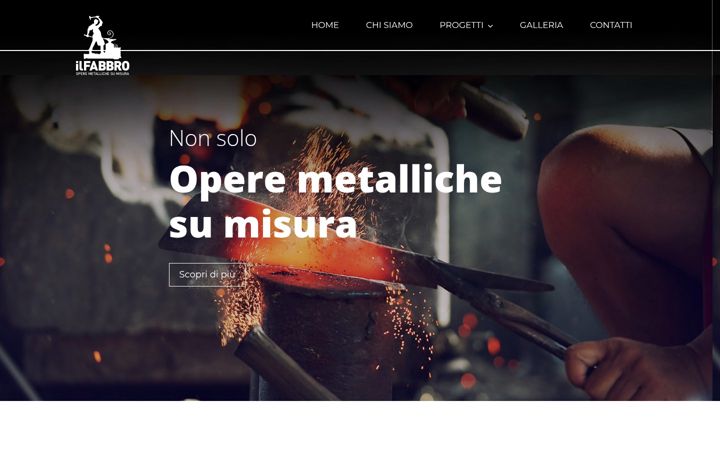 Screenshot of ilfabbrosrl.com
