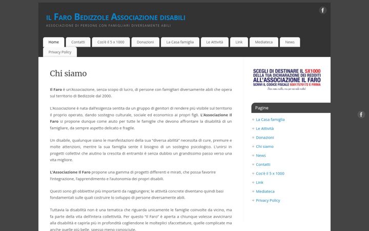 Screenshot of ilfarobedizzole.org