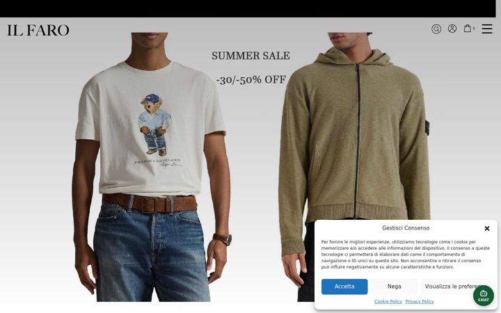 Screenshot of ilfaroboutique.it