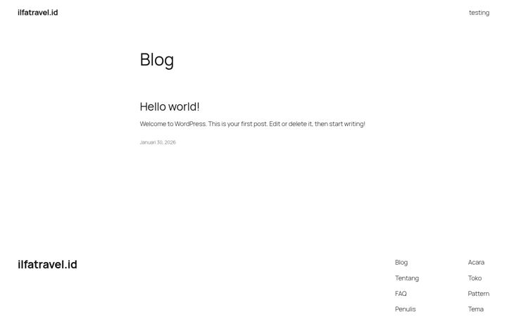 Screenshot of ilfatravel.id