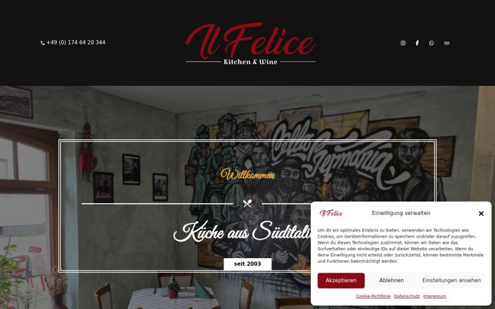 Screenshot of ilfelice-hanau.de