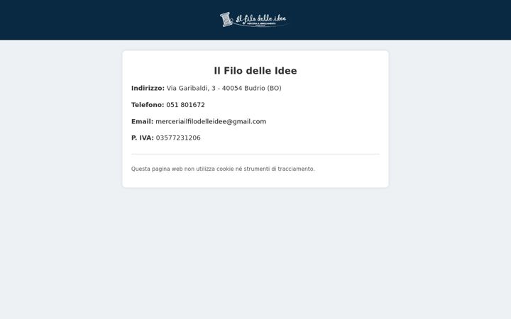 Screenshot of ilfilodelleidee.it