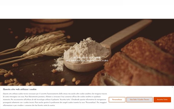 Screenshot of ilfornodeldolceciociaro.it