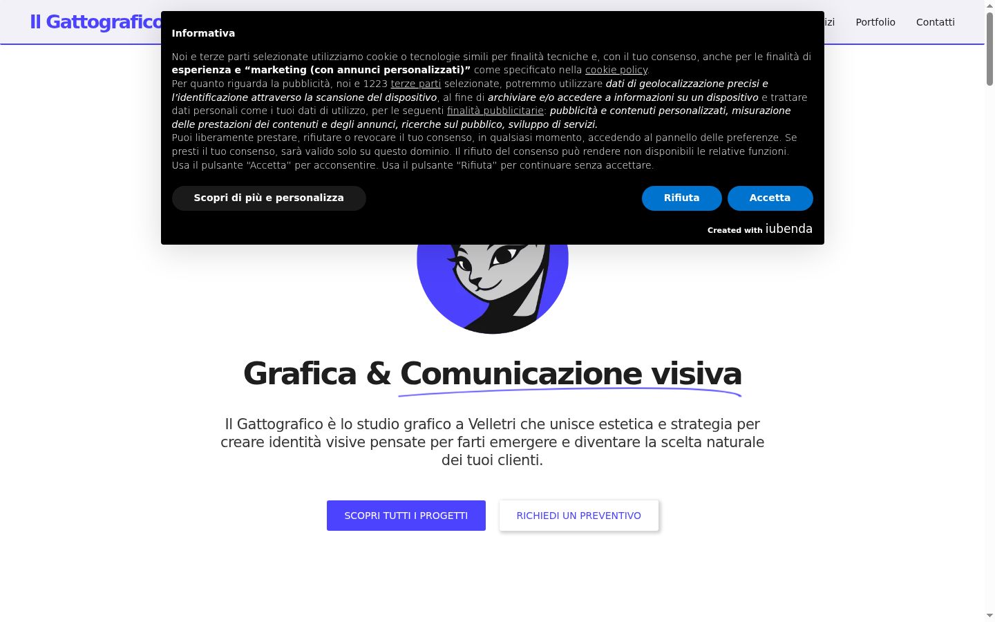 Screenshot tal-banner tal-kunsens muri qabel kwalunkwe interazzjoni