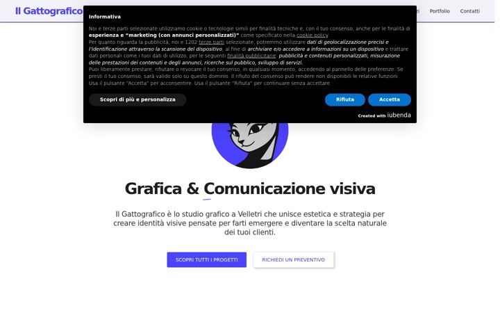 Screenshot of ilgattografico.it
