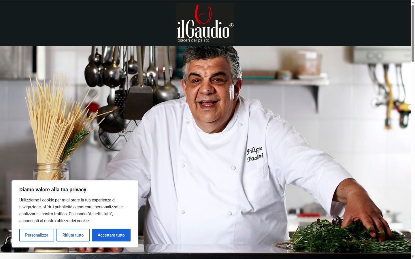 Captura de pantalla del banner de consentimiento mostrado antes de cualquier interacción