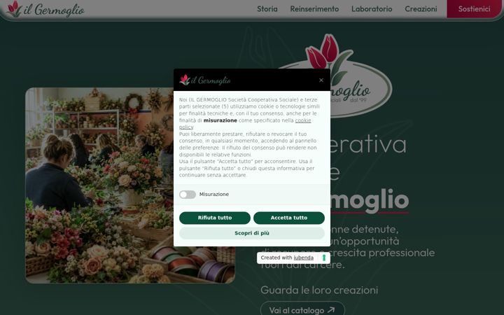Screenshot of ilgermoglio.milano.it