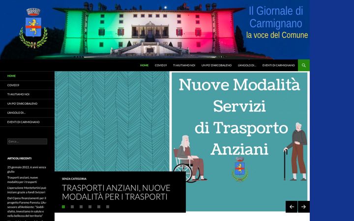 Screenshot of ilgiornaledicarmignano.it