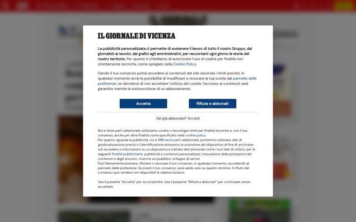 Screenshot of ilgiornaledivicenza.it