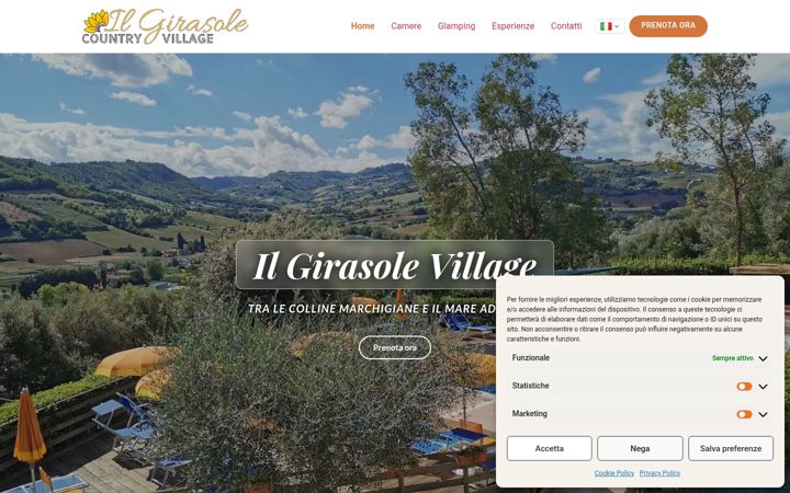 Screenshot of ilgirasolevillage.com