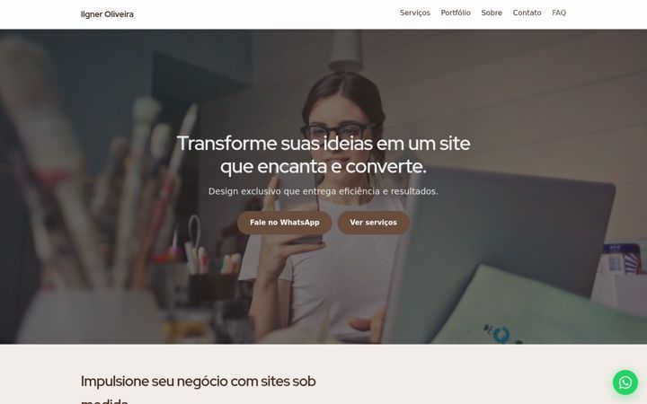 Screenshot of ilgner.com.br