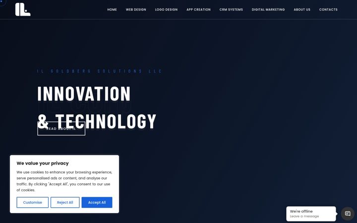 Screenshot of ilgoldberg.com