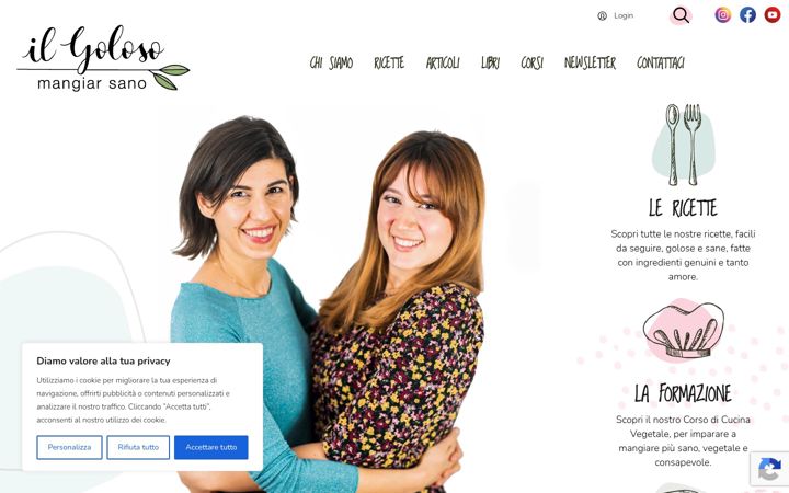 Screenshot of ilgolosomangiarsano.com