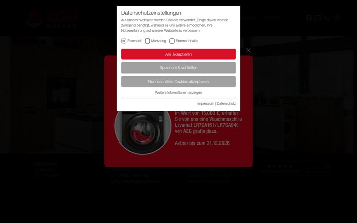 Screenshot of ilgukuechen.de