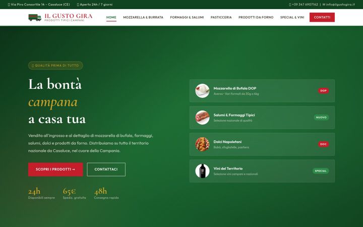Screenshot of ilgustogira.it