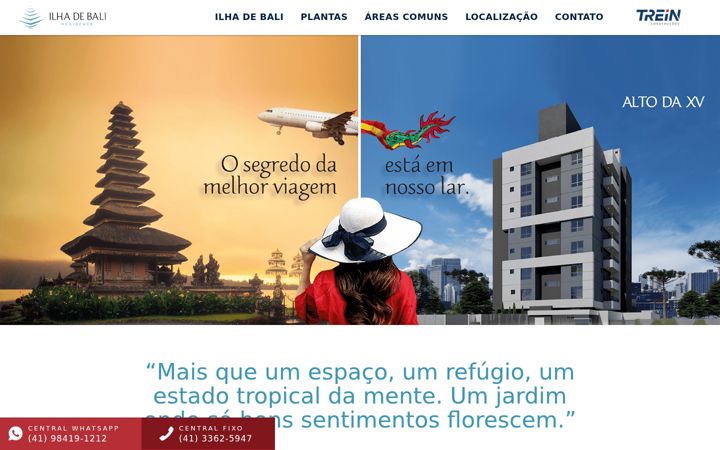 Screenshot of ilhabali.com.br
